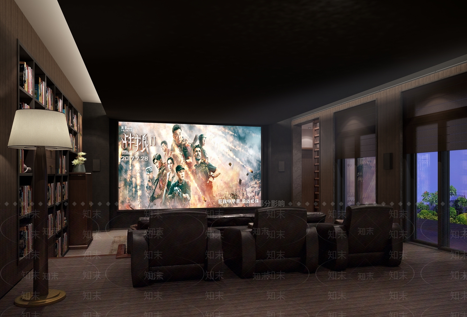 现代家居影音室3D模型下载【ID:1111467115】