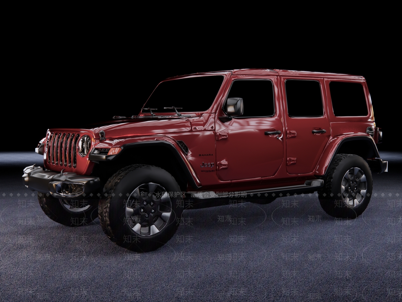 现代JEEP牧马人汽车SU模型下载【ID:1111472958】