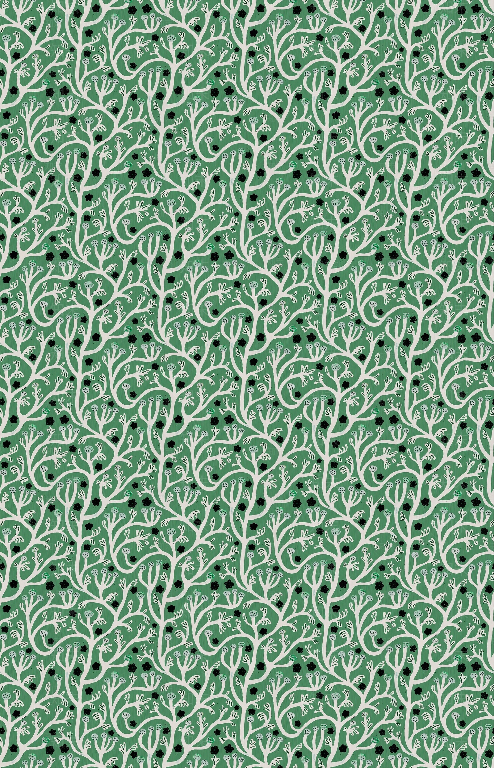 壁布橙色碎花壁纸美式墙纸花纹壁纸3d贴图20金意陶白色花纹墙布欧式