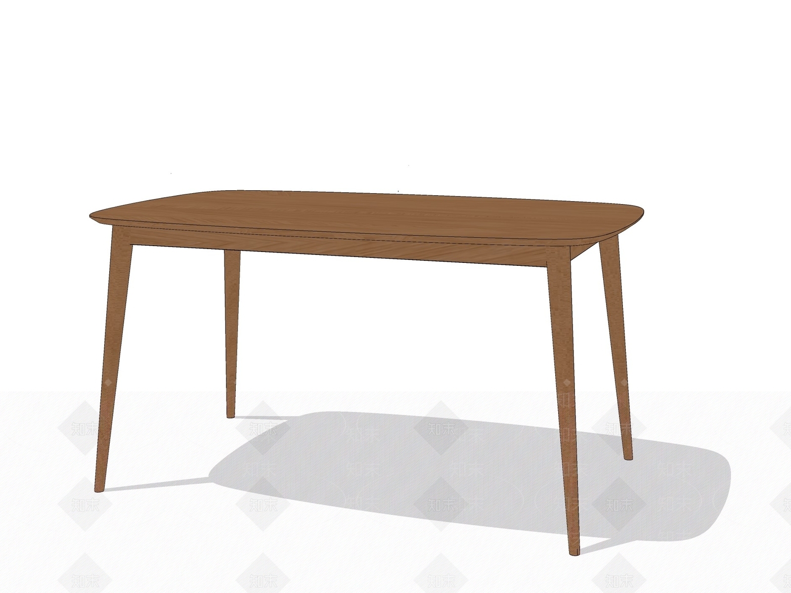 日式餐桌SU模型下载【ID:1111477799】