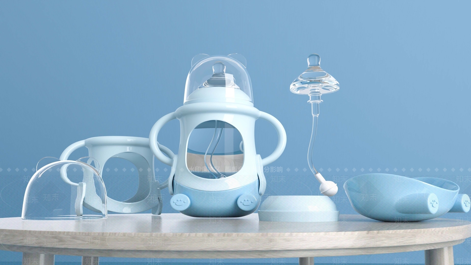 现代奶瓶3D模型下载【ID:1111482389】