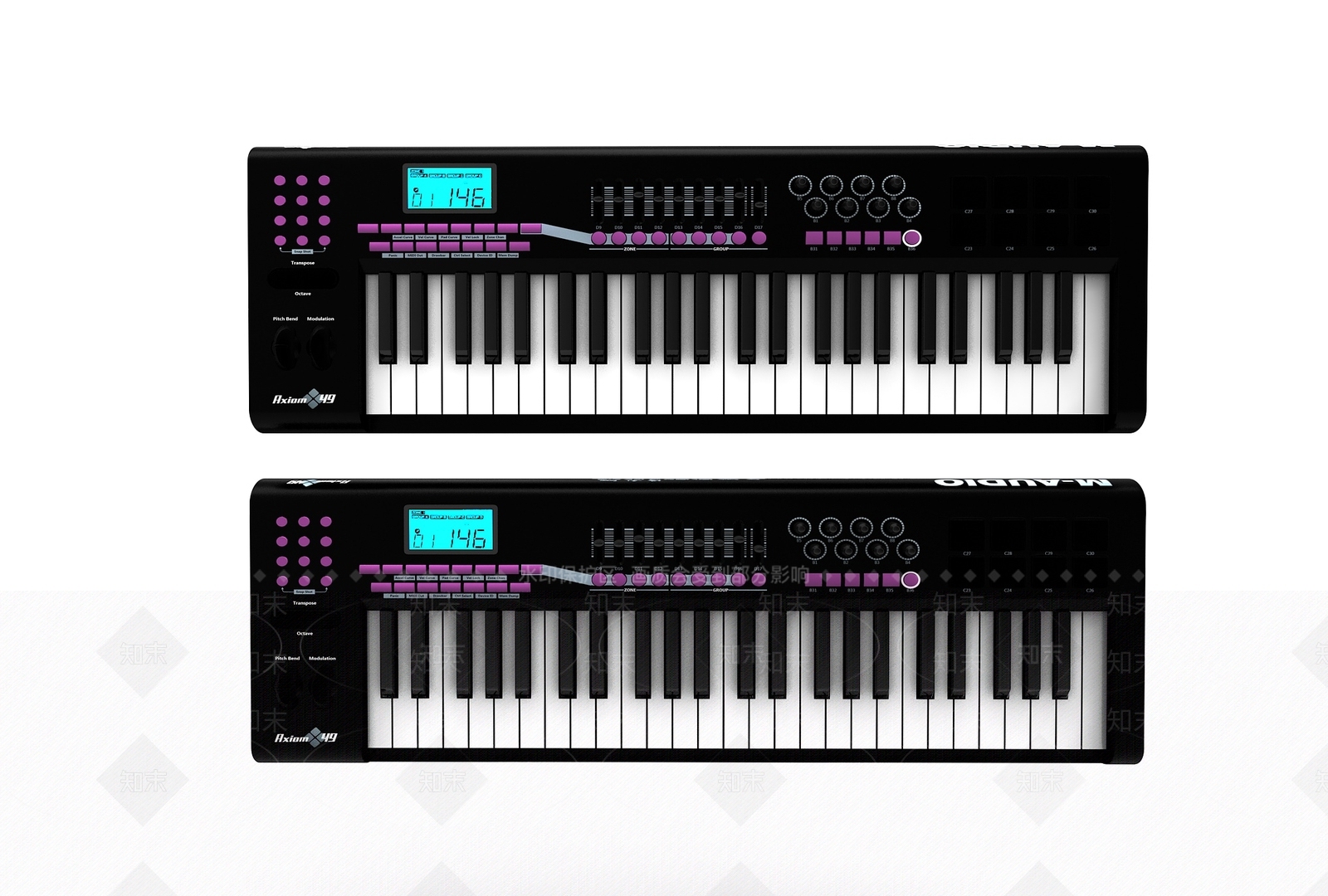 现代电子琴3D模型下载【ID:1111487361】