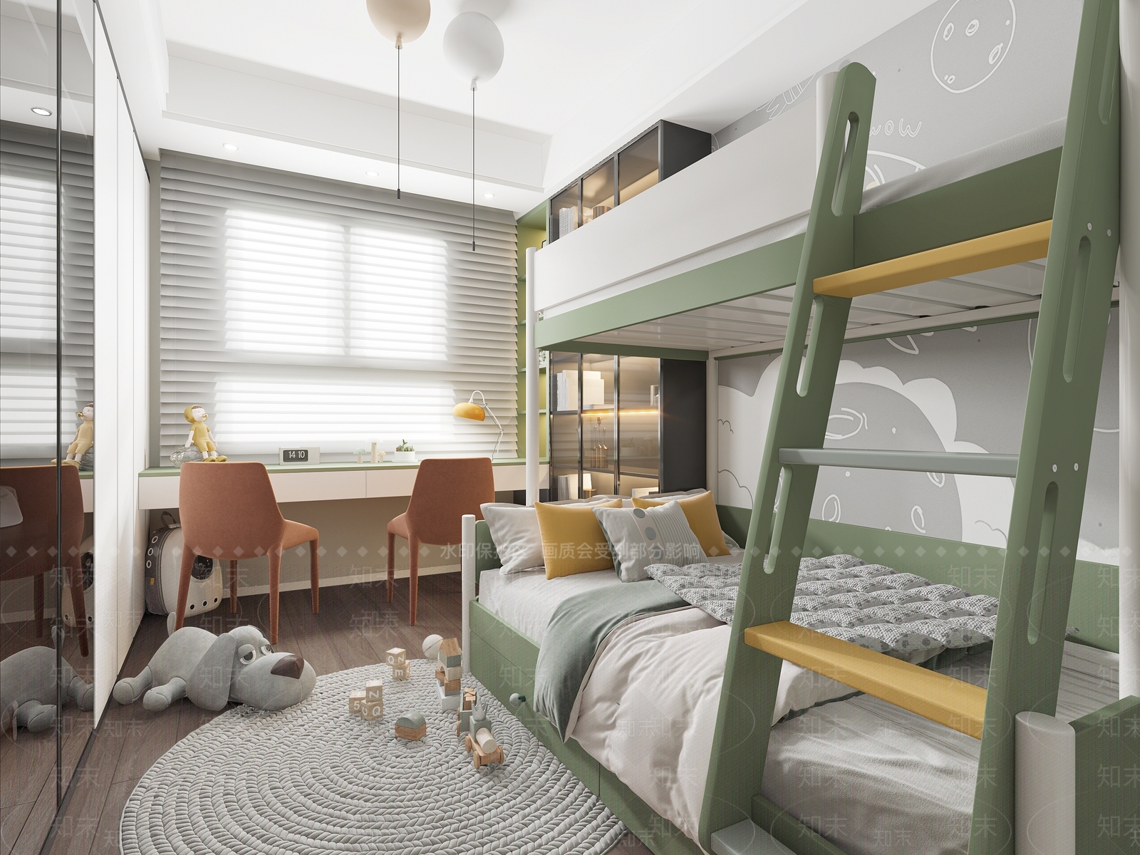 现代家居卧室3D模型下载【ID:1221756547】