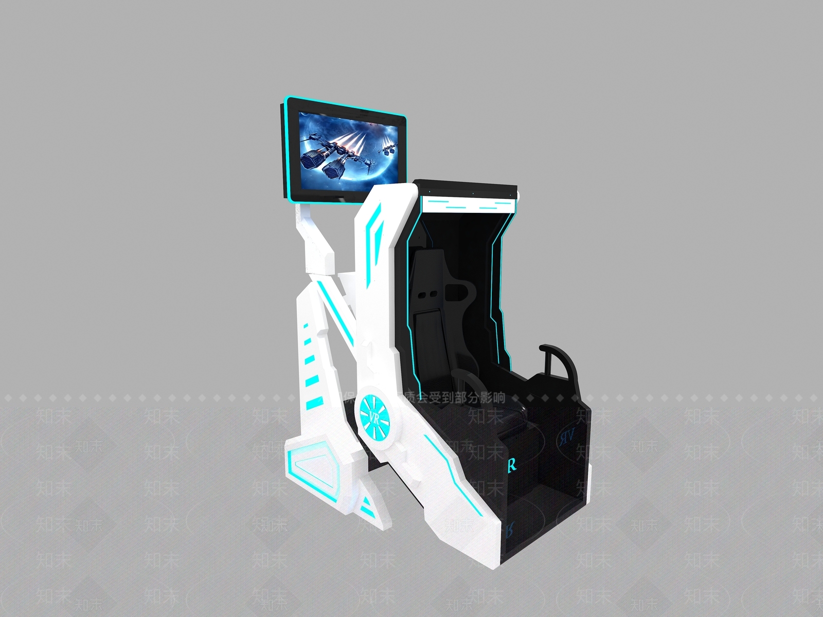 现代VR游戏机3D模型下载【ID:1111522326】