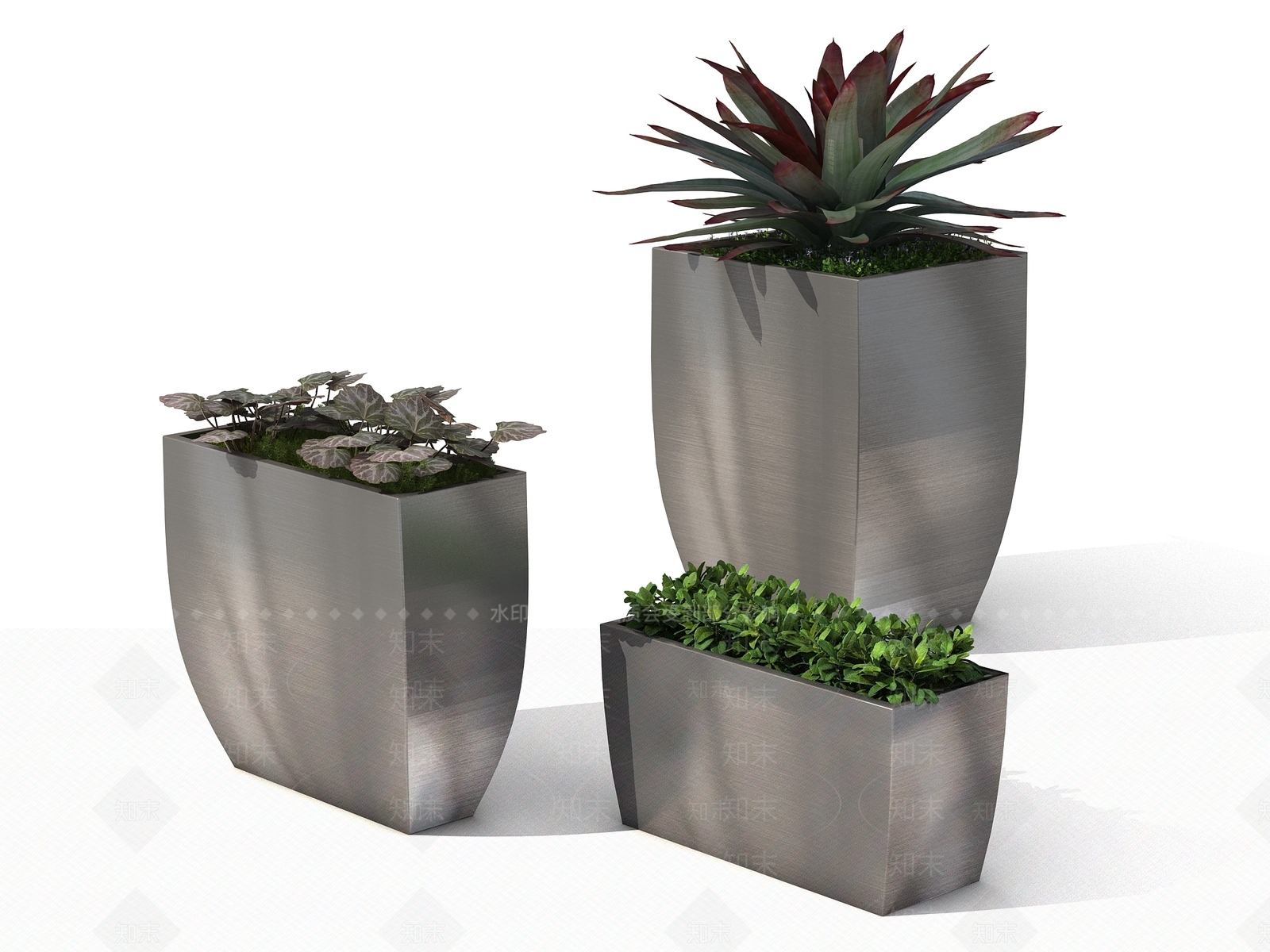 现代花箱3D模型下载【ID:1111523150】
