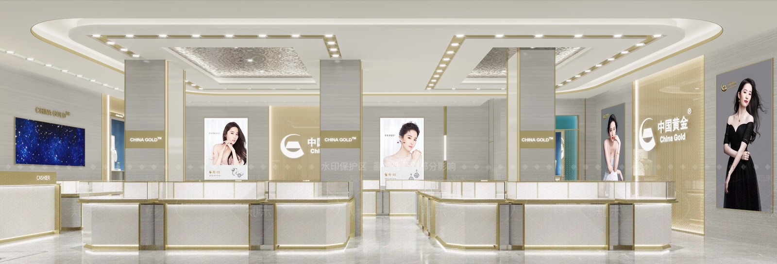 现代珠宝店3D模型下载【ID:1111527564】