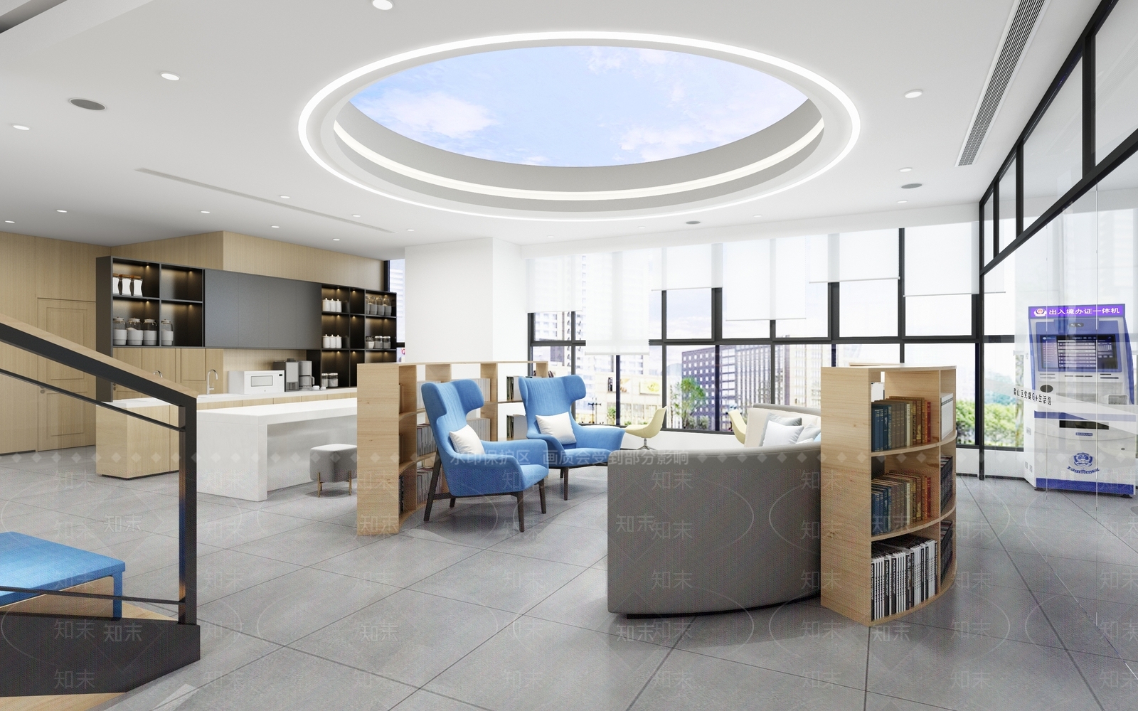 现代书店3D模型下载【ID:1111538028】