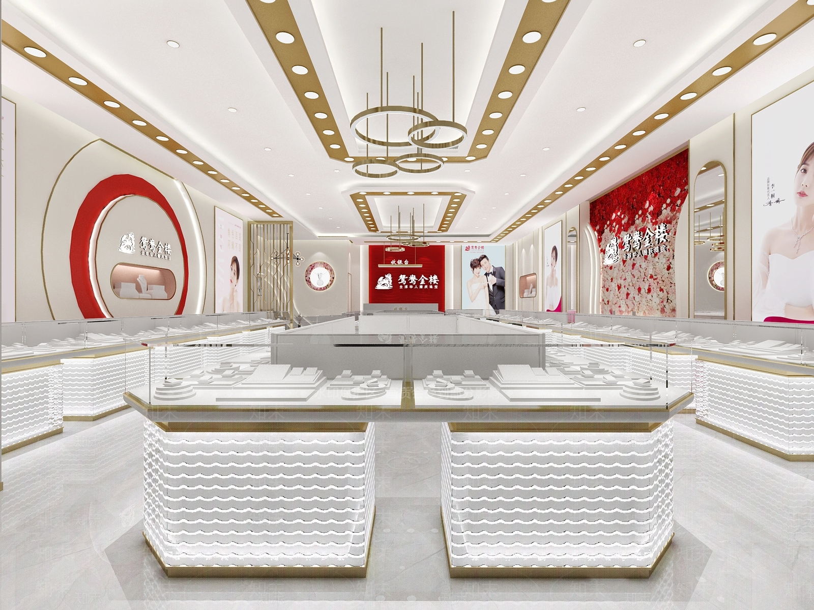 现代珠宝店3D模型下载【ID:1111559403】