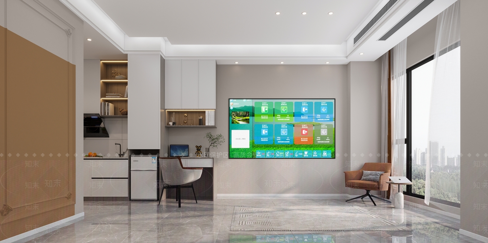 现代单身公寓3D模型下载【ID:1111568083】