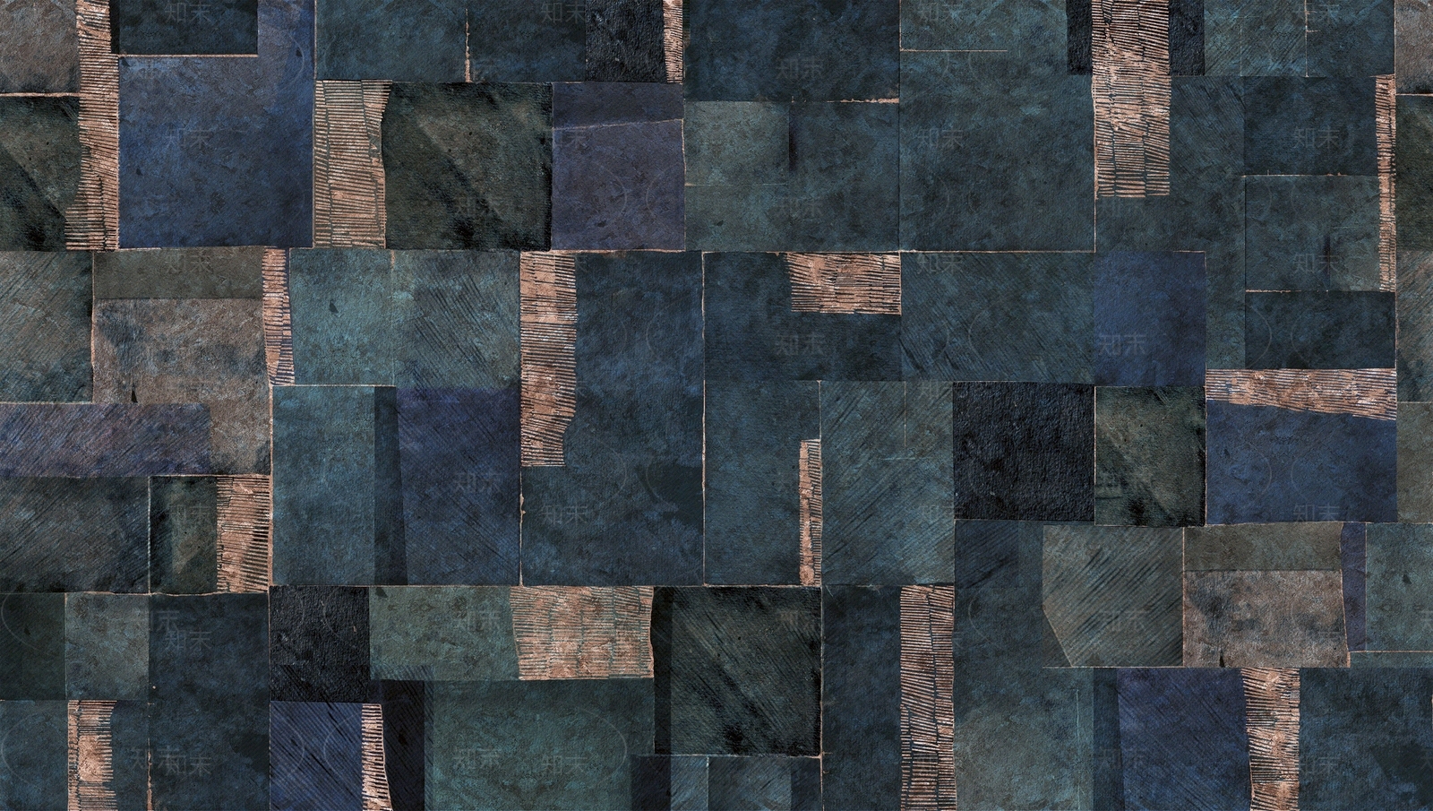 蓝紫色抽象格子壁纸贴图下载【ID:1111570751】