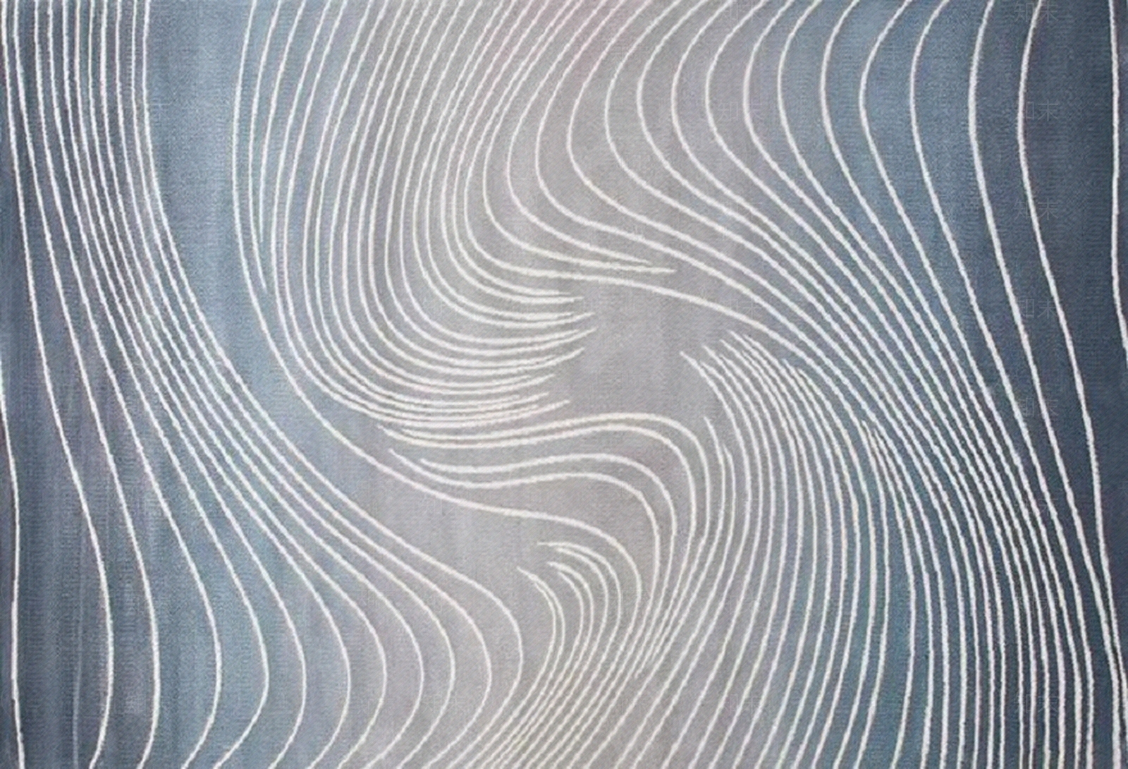 新中式蓝色渐变线条地毯贴图下载【ID:1111579369】