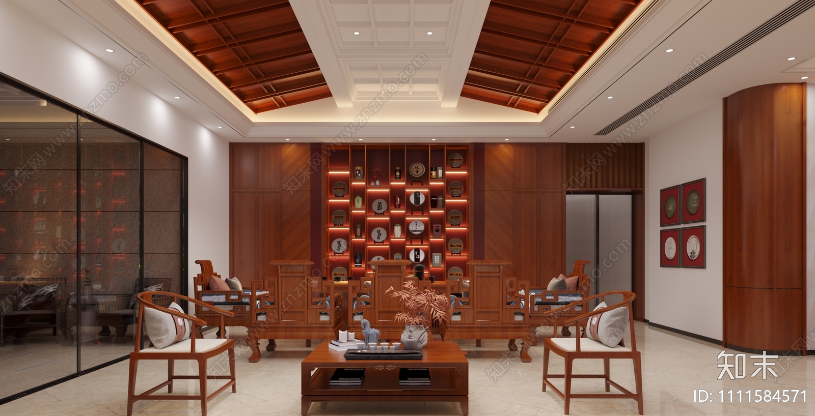 东莞企业家私人会所整套施工图及效果图施工图下载【ID:1111584571】