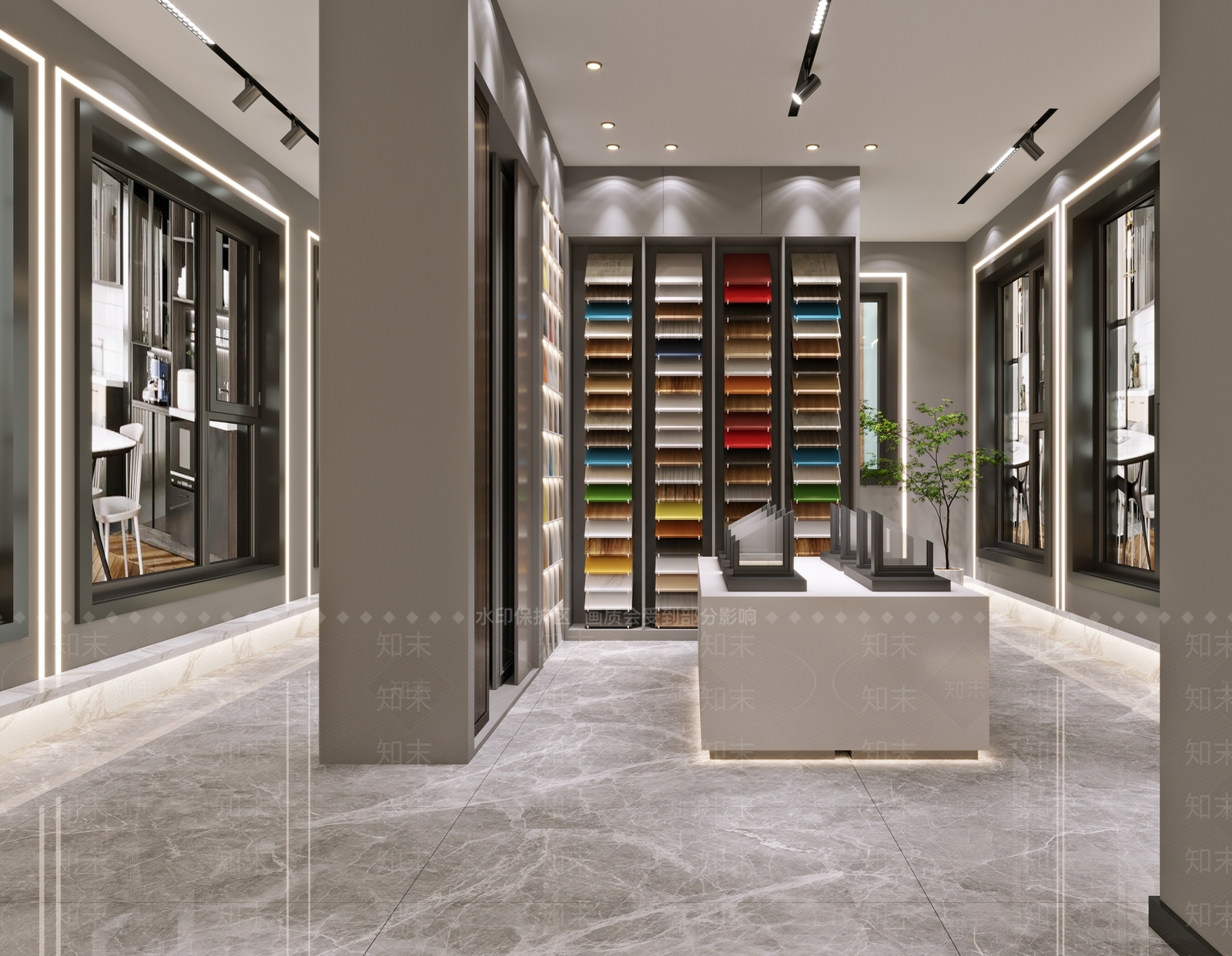 现代家具专卖店3D模型下载【ID:1111593016】