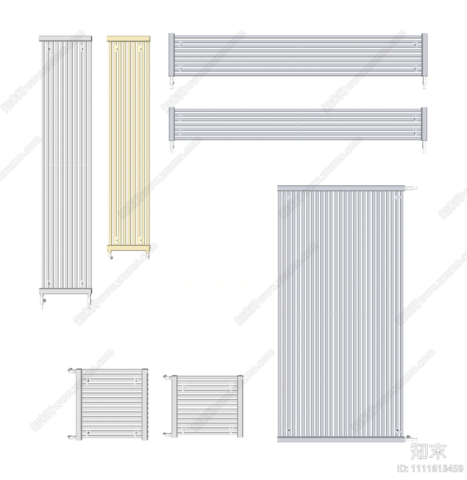 现代暖气片SU模型下载【ID:1111613459】