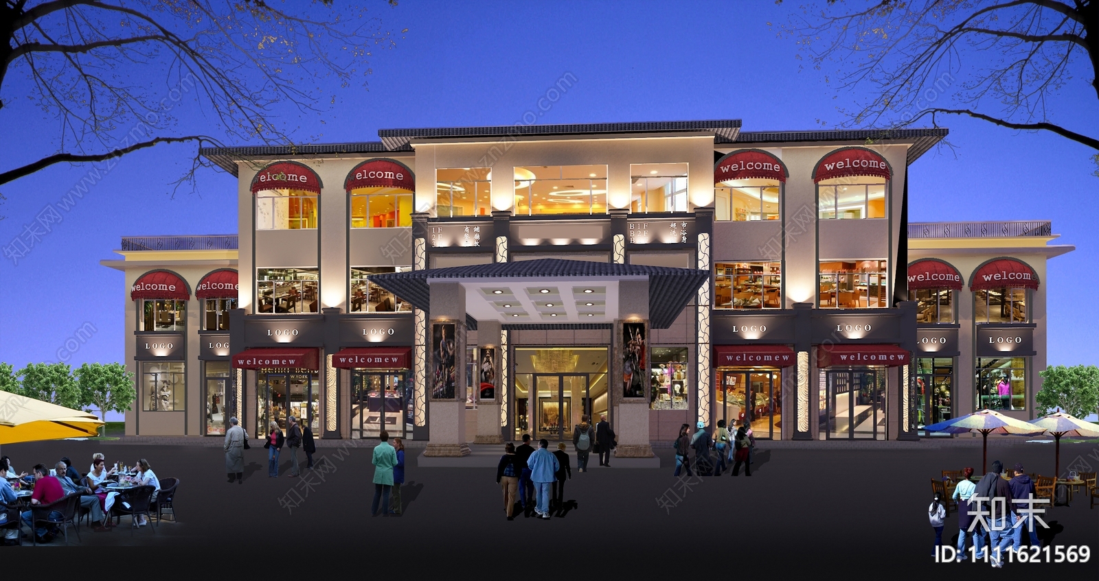 新中式会所cad施工图下载【ID:1111621569】