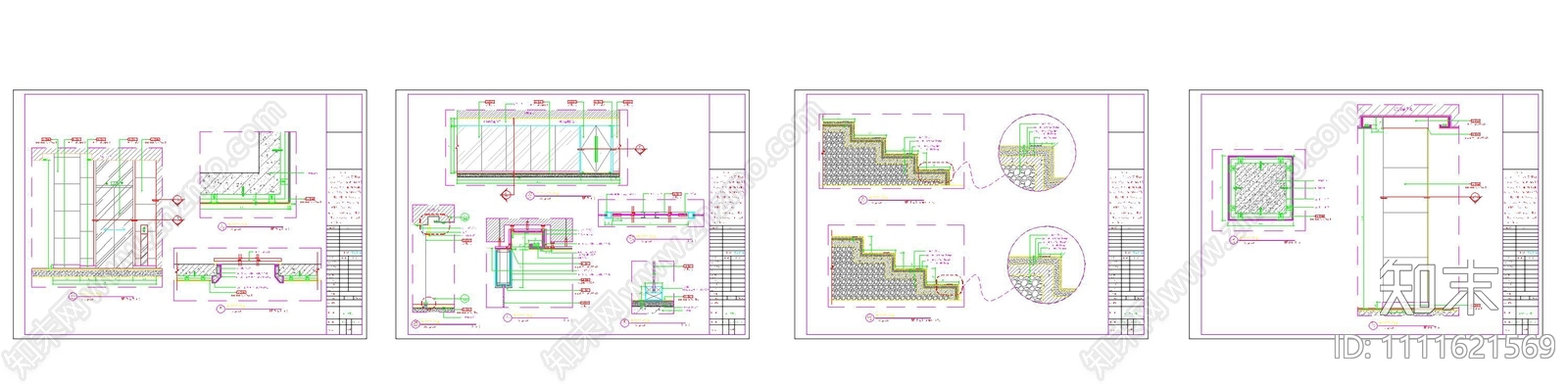新中式会所cad施工图下载【ID:1111621569】
