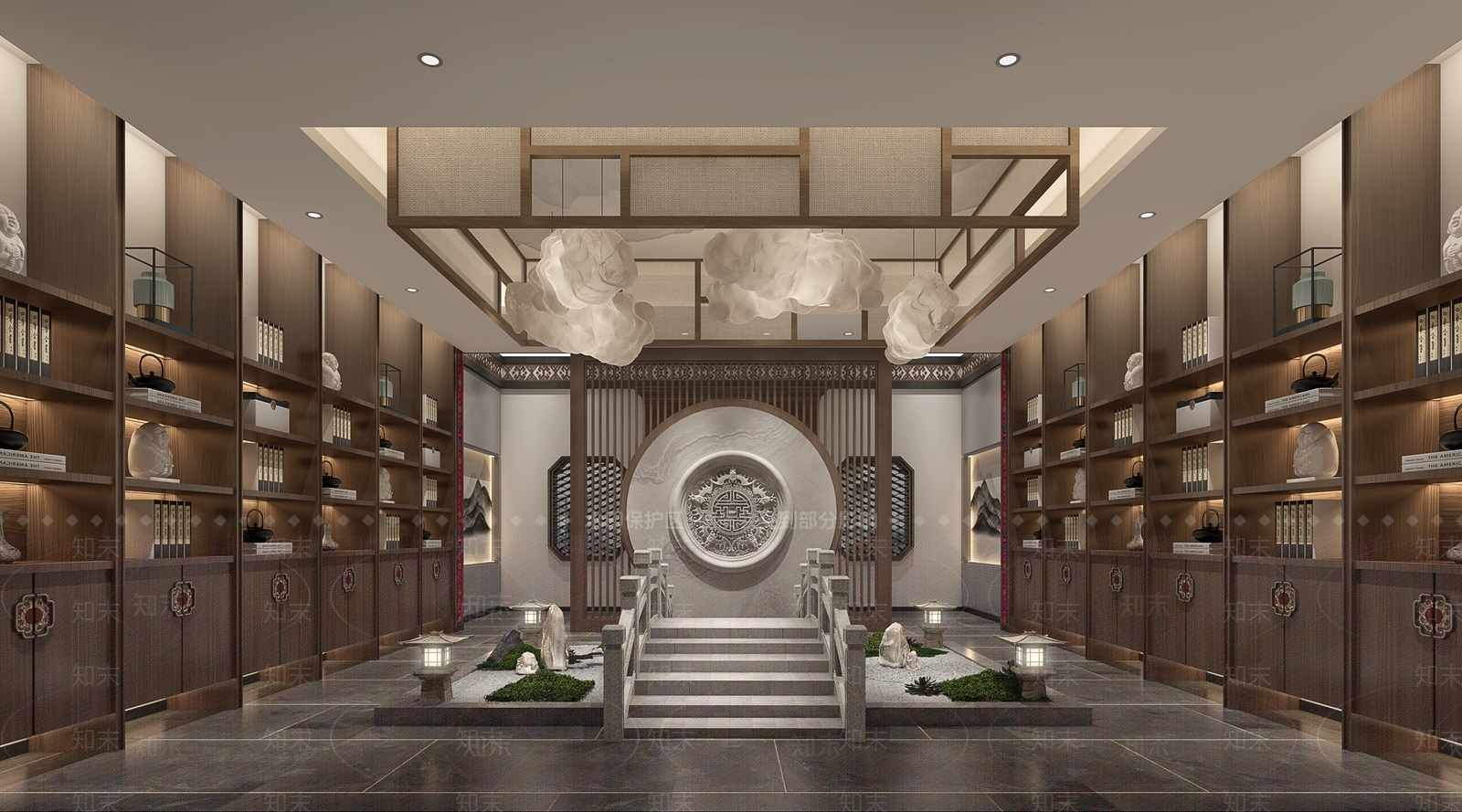 新中式茶馆3D模型下载【ID:1111749723】