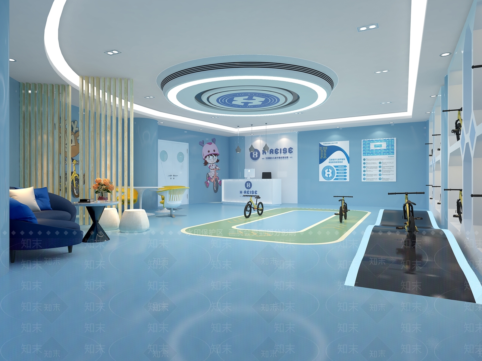 现代平衡车店3D模型下载【ID:1111685889】