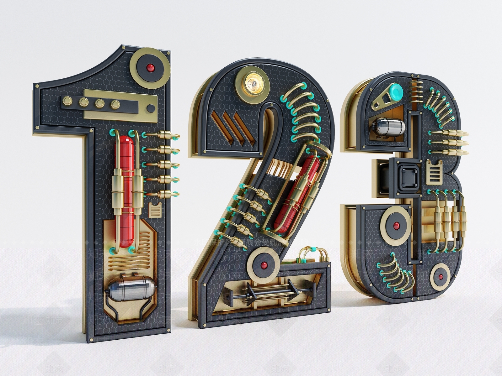 现代机械数字3D模型下载【ID:1111688226】