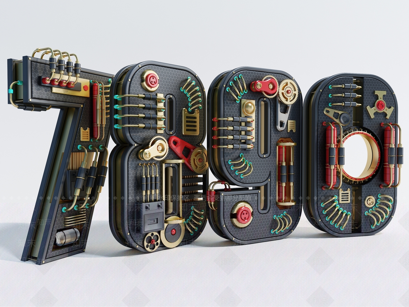 现代机械数字3D模型下载【ID:1111689579】