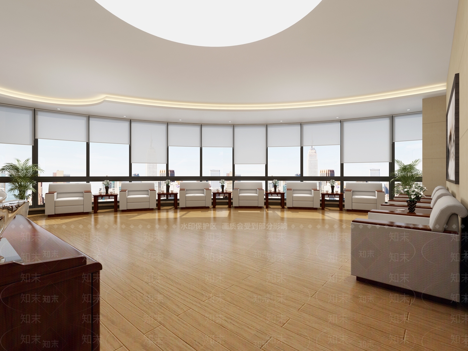 现代VIP会客厅3D模型下载【ID:1111702177】