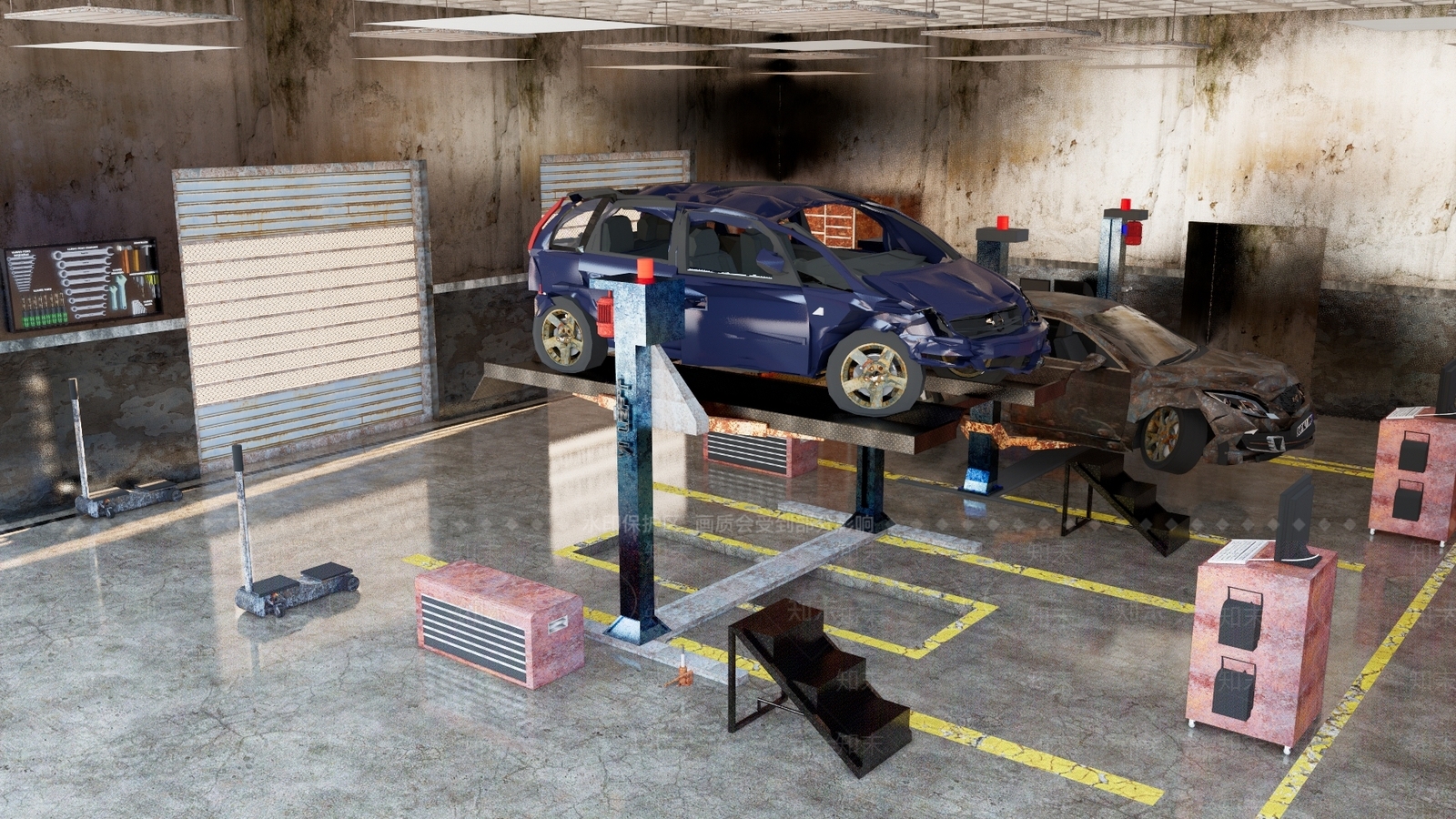 现代汽车4S店SU模型下载【ID:1111712132】
