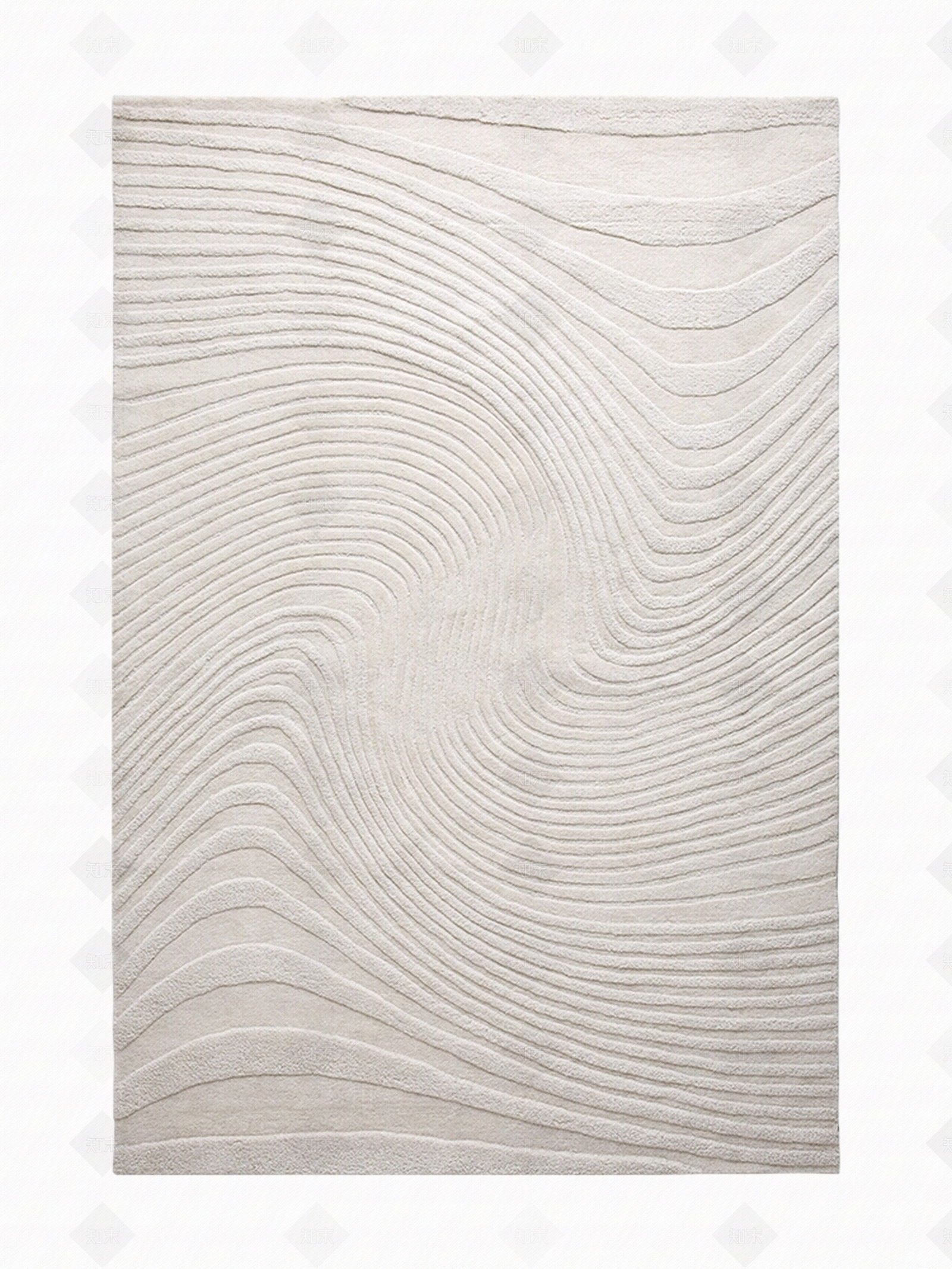 白色极简纹理毛绒地毯贴图下载【ID:1111715226】