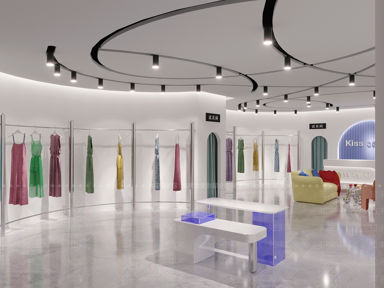 现代女装店3D模型下载【ID:1111732029】