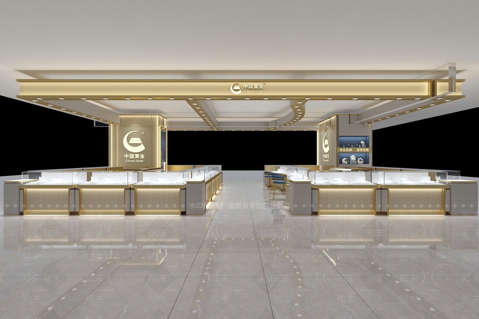 现代珠宝店3D模型下载【ID:1111733848】