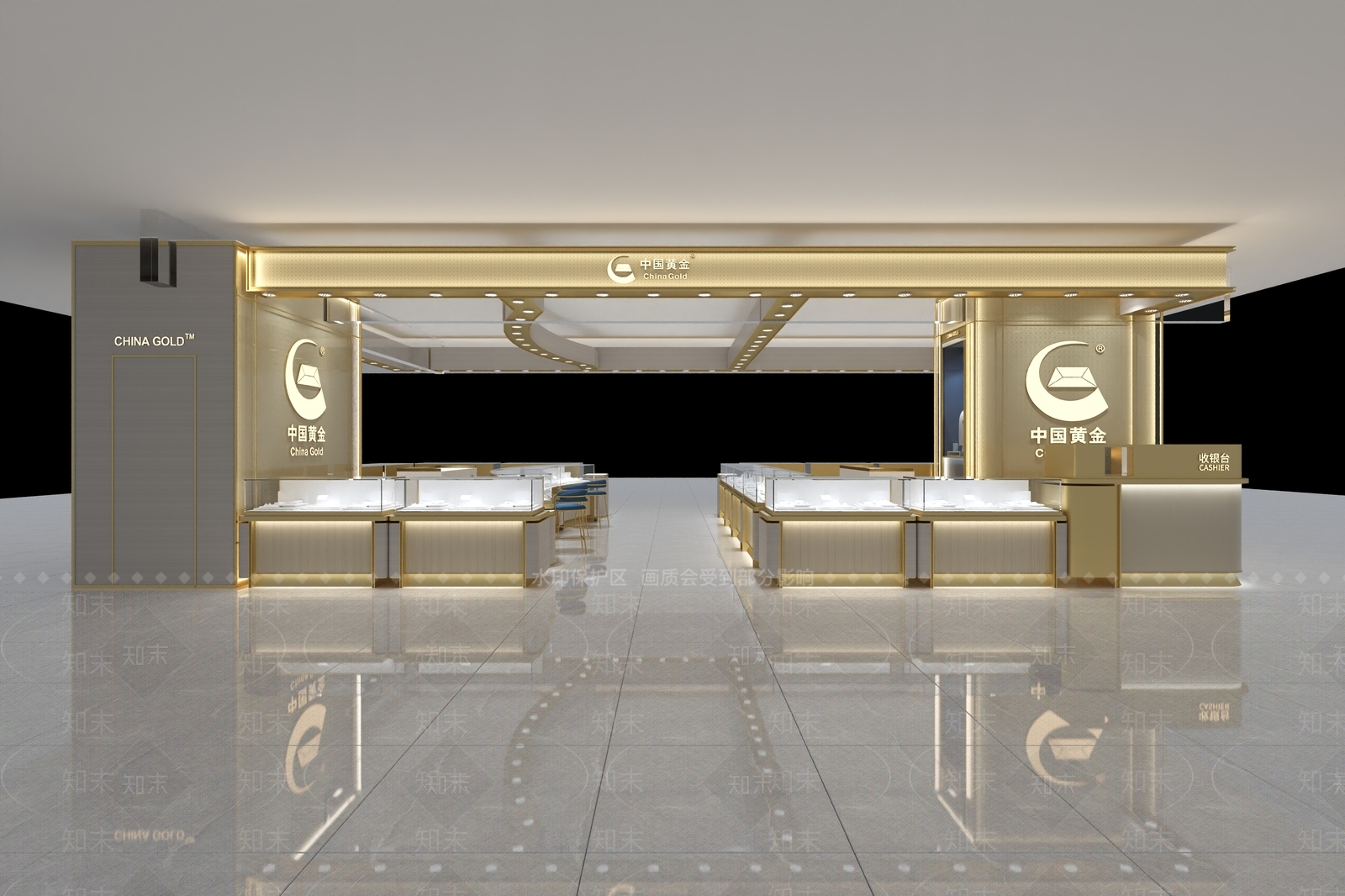现代珠宝店3D模型下载【ID:1111733848】