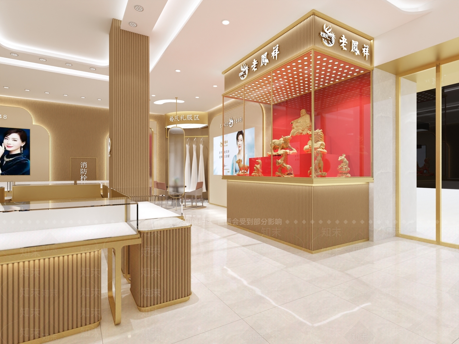 现代珠宝店3D模型下载【ID:1111734123】