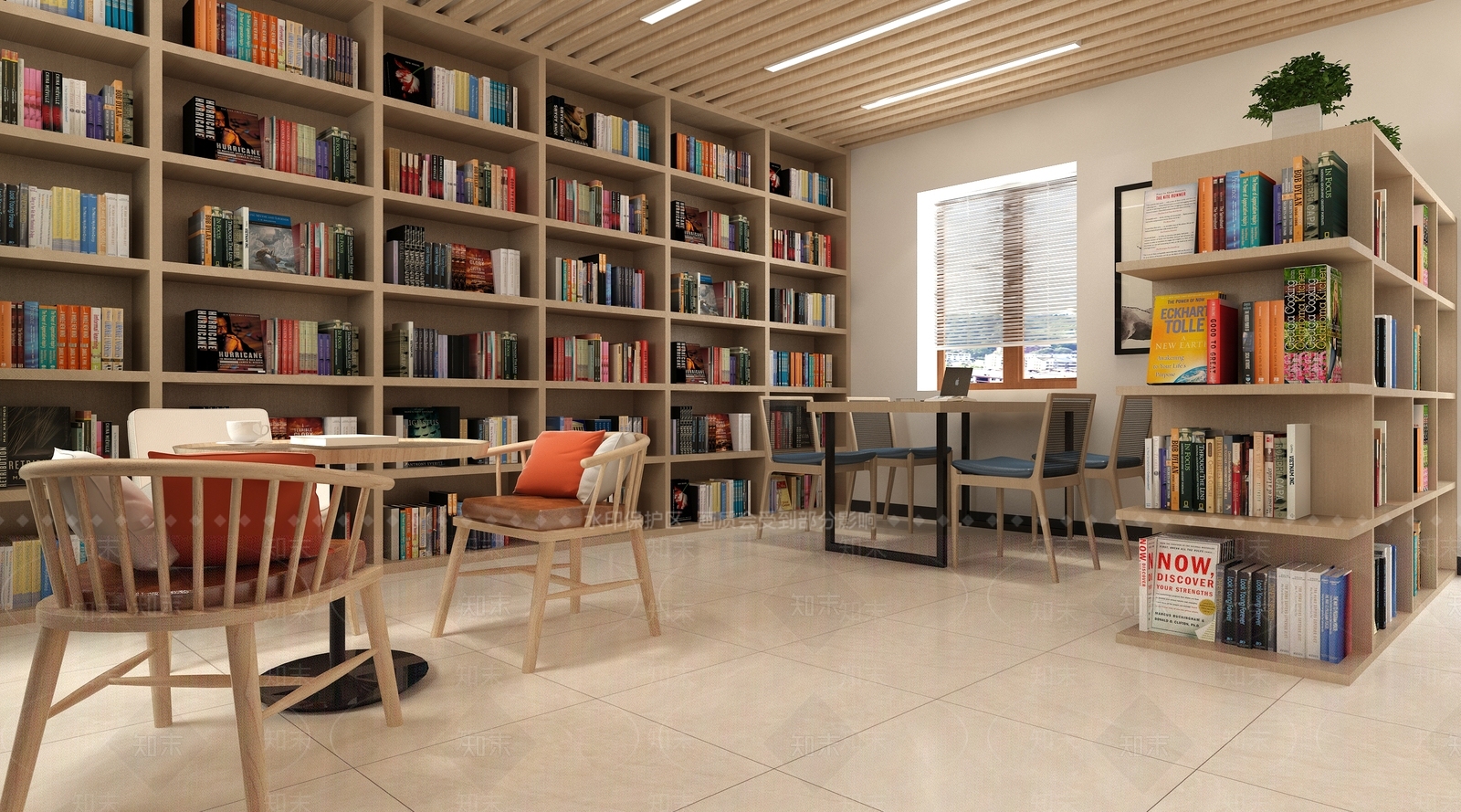新中式书店3D模型下载【ID:1111737932】