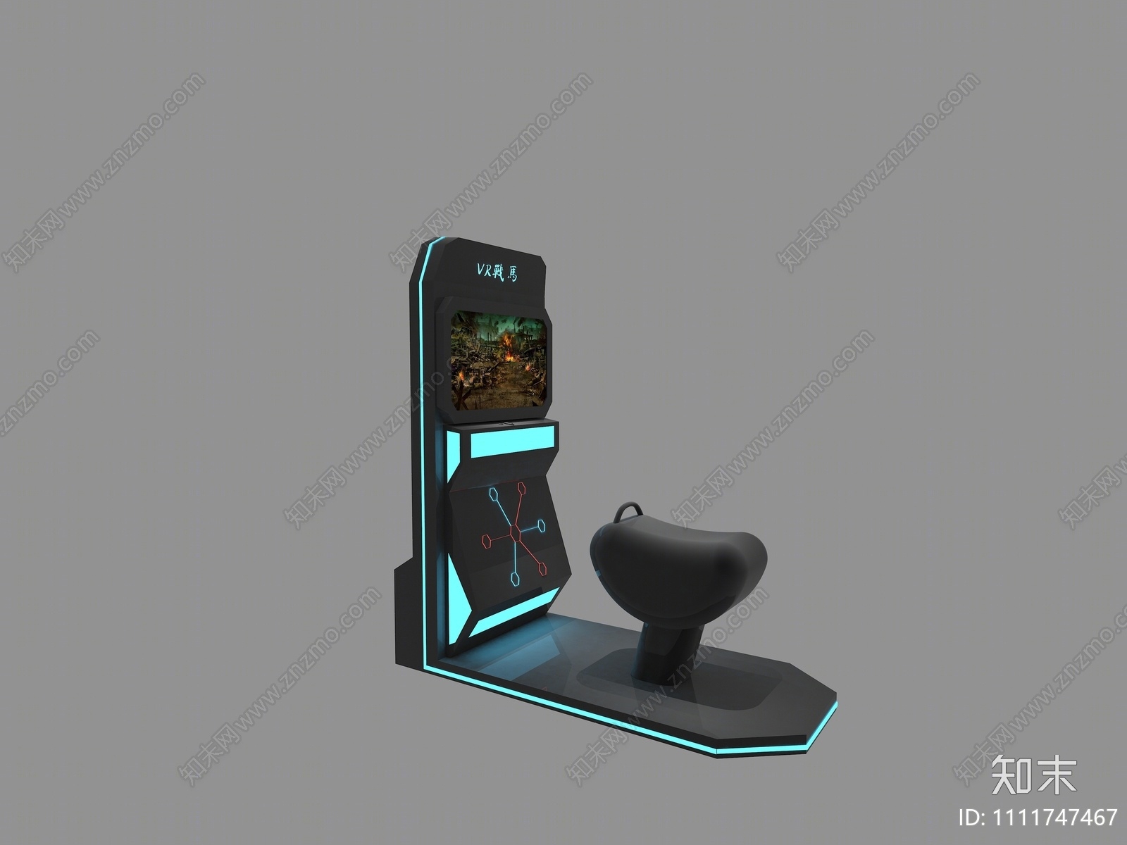 现代VR游戏机3D模型下载【ID:1111747467】