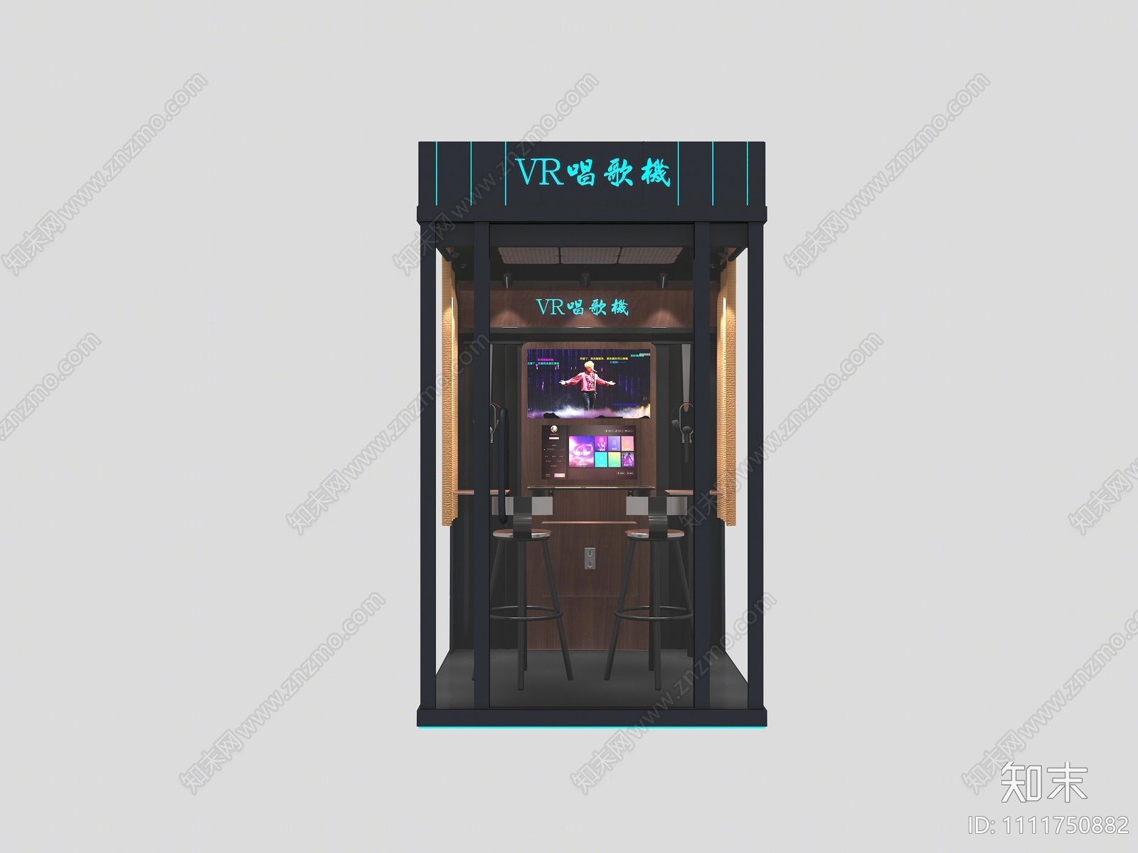 现代VR唱歌机3D模型下载【ID:1111750882】