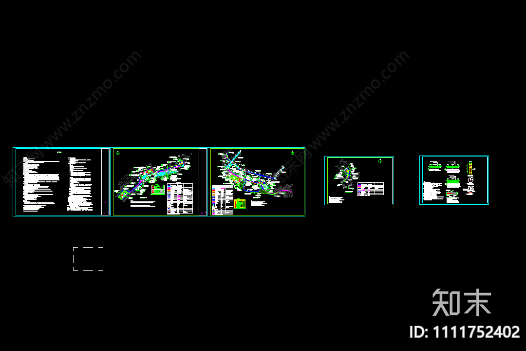 某镇围园村美丽乡村建设工程CAD施工图施工图下载【ID:1111752402】