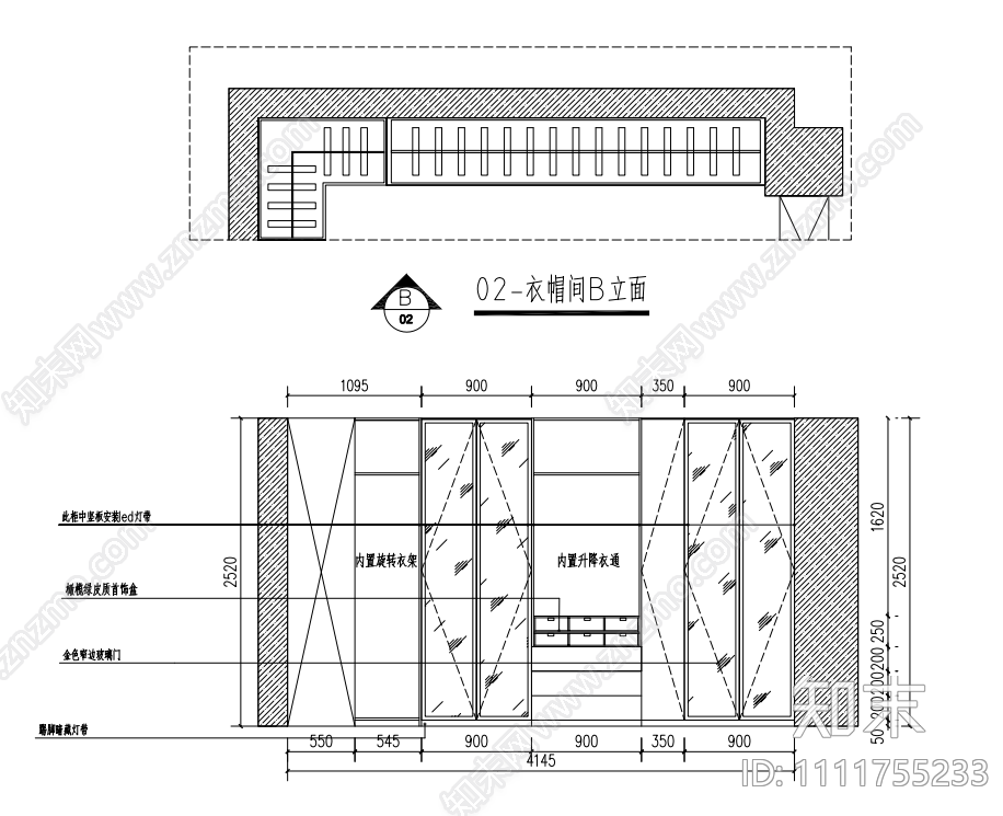 家具专卖店展厅cad施工图下载【ID:1111755233】
