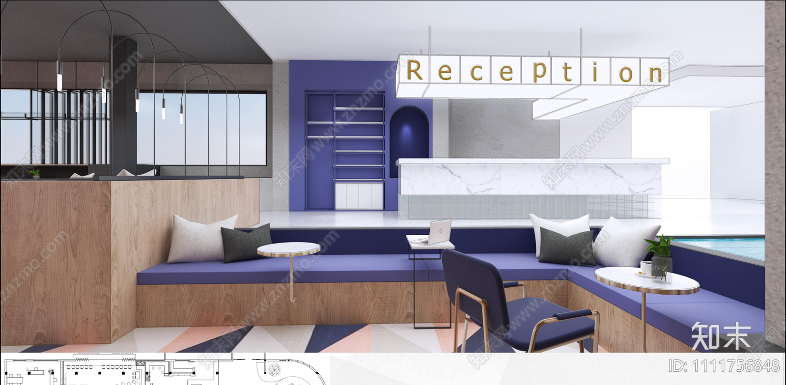 图书馆室内施工图下载【ID:1111756848】