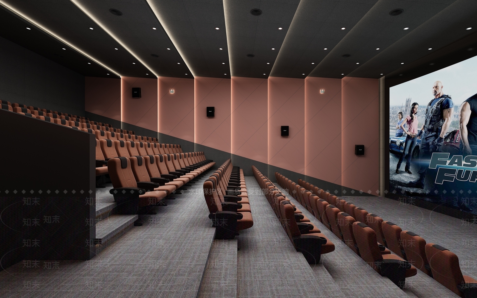 现代电影院3D模型下载【ID:1111768000】