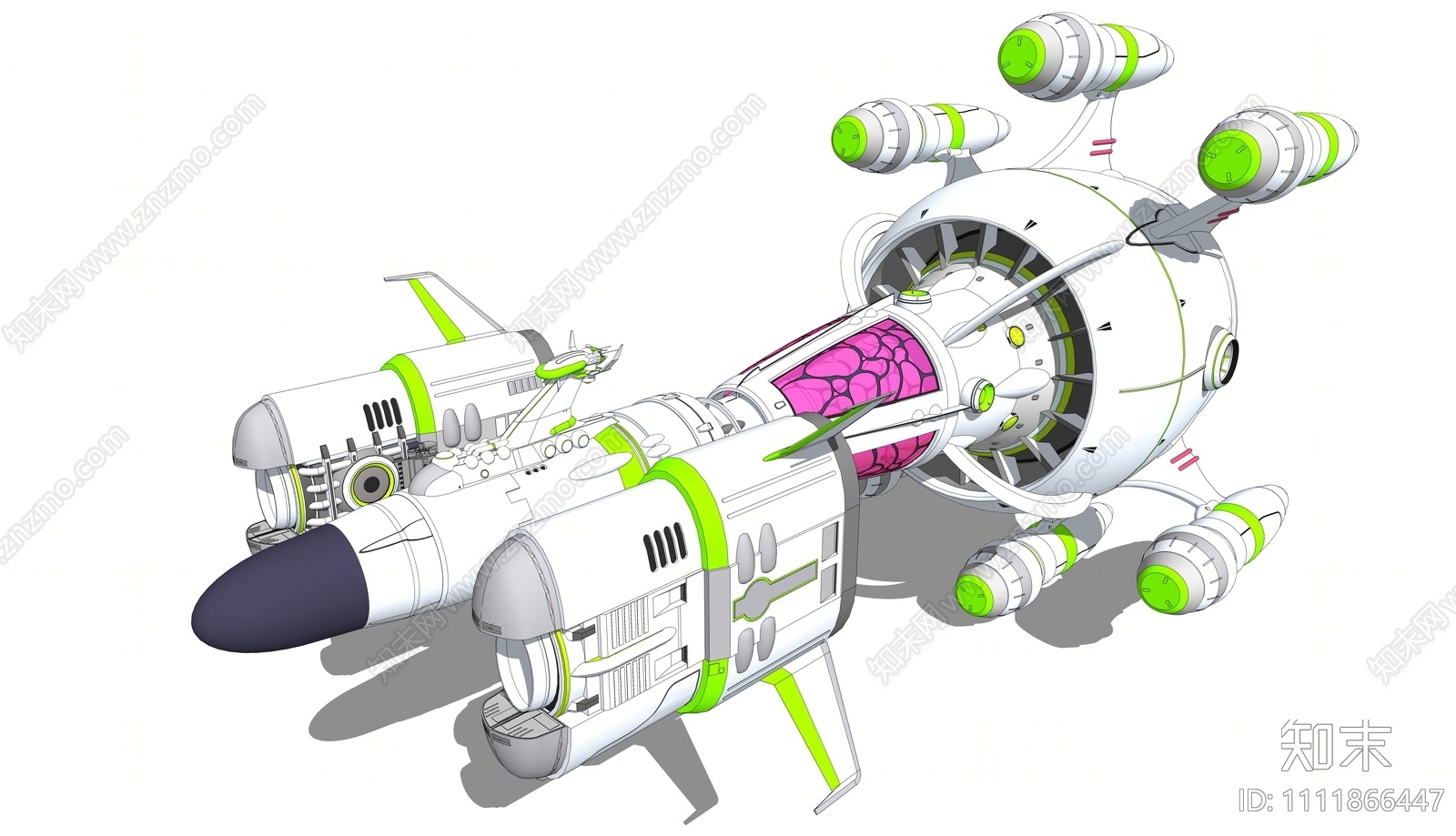 现代宇宙飞船SU模型下载【ID:1111866447】