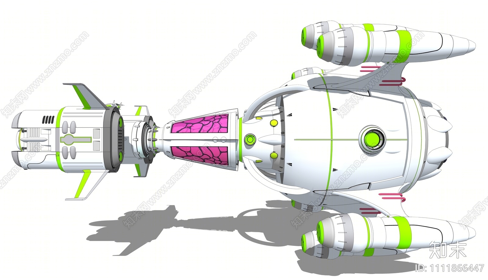 现代宇宙飞船SU模型下载【ID:1111866447】