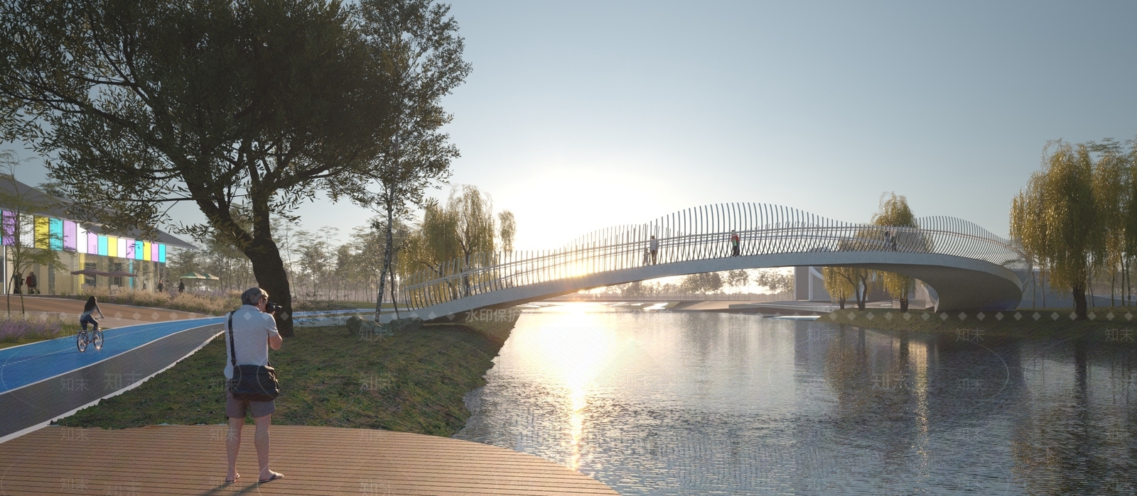 现代桥梁3D模型下载【ID:1111775173】