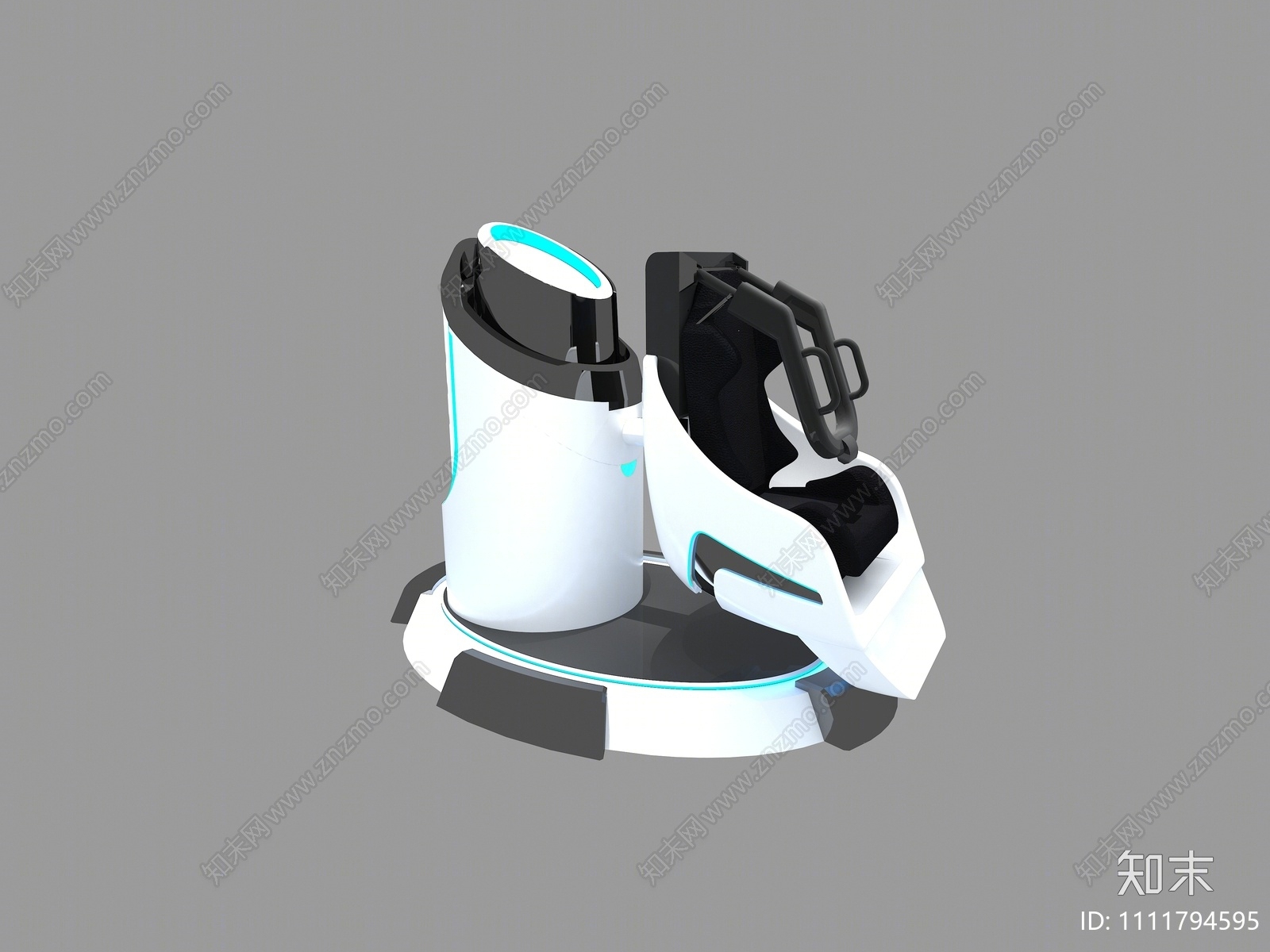 现代VR游戏机3D模型下载【ID:1111794595】