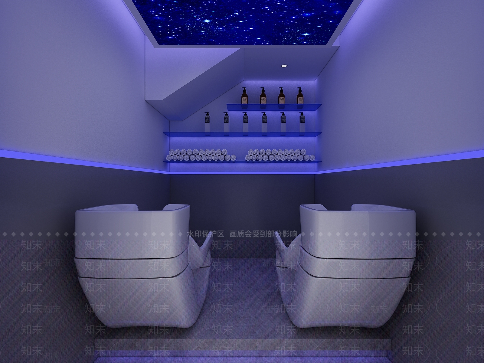 现代美发店3D模型下载【ID:1111801033】