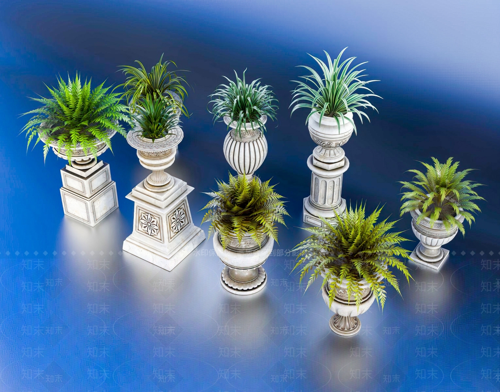 现代花钵3D模型下载【ID:1111805159】