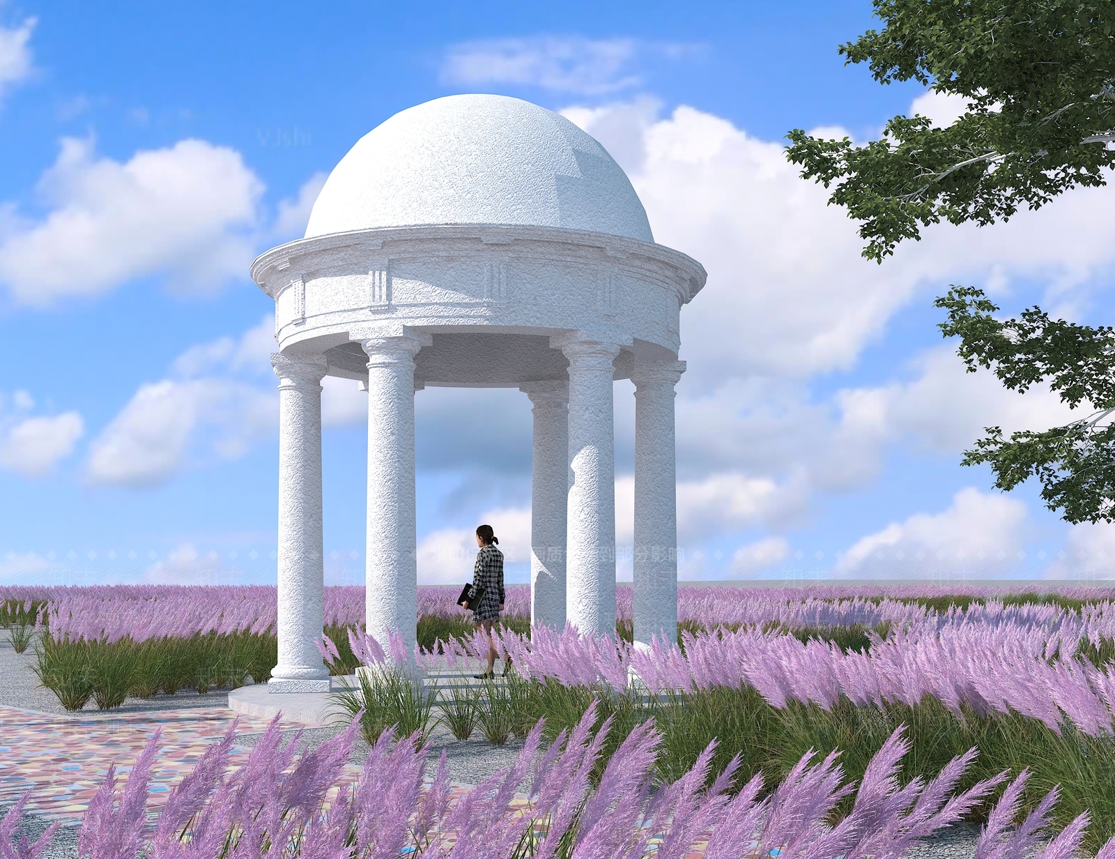 简欧休闲亭3D模型下载【ID:1111813478】