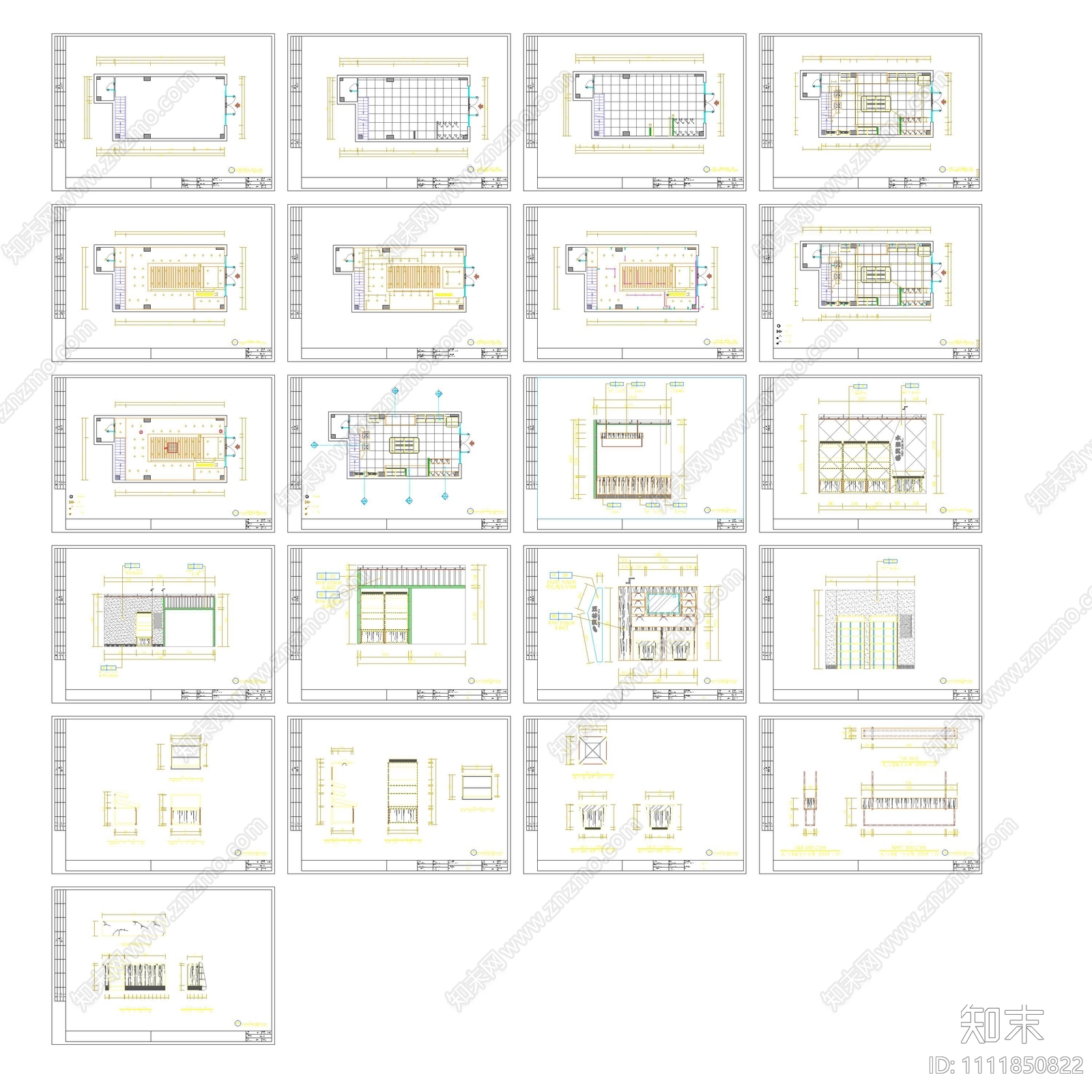 超市CADcad施工图下载【ID:1111850822】
