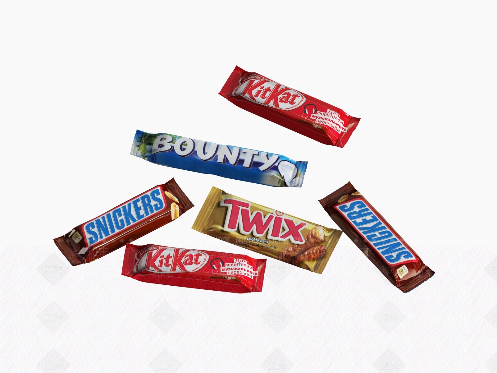 现代巧克力3D模型下载【ID:1111853382】