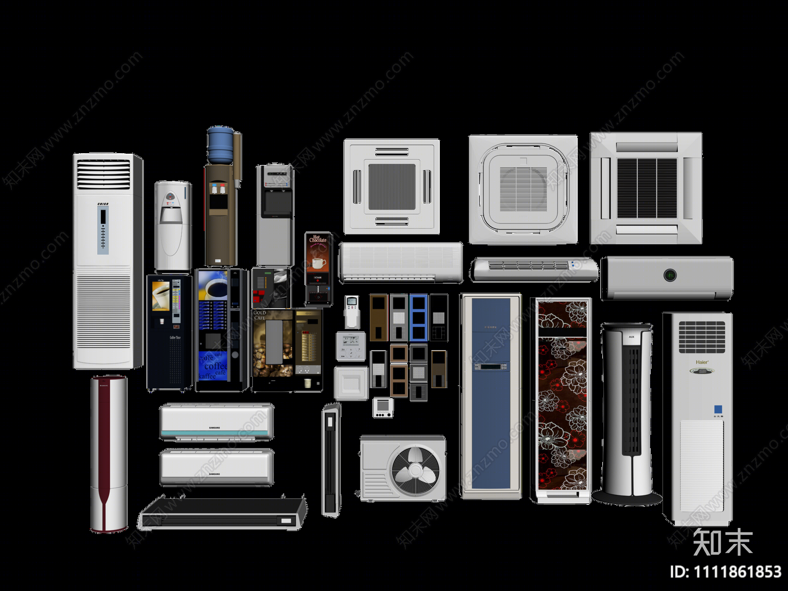 现代家用电器SU模型下载【ID:1111861853】