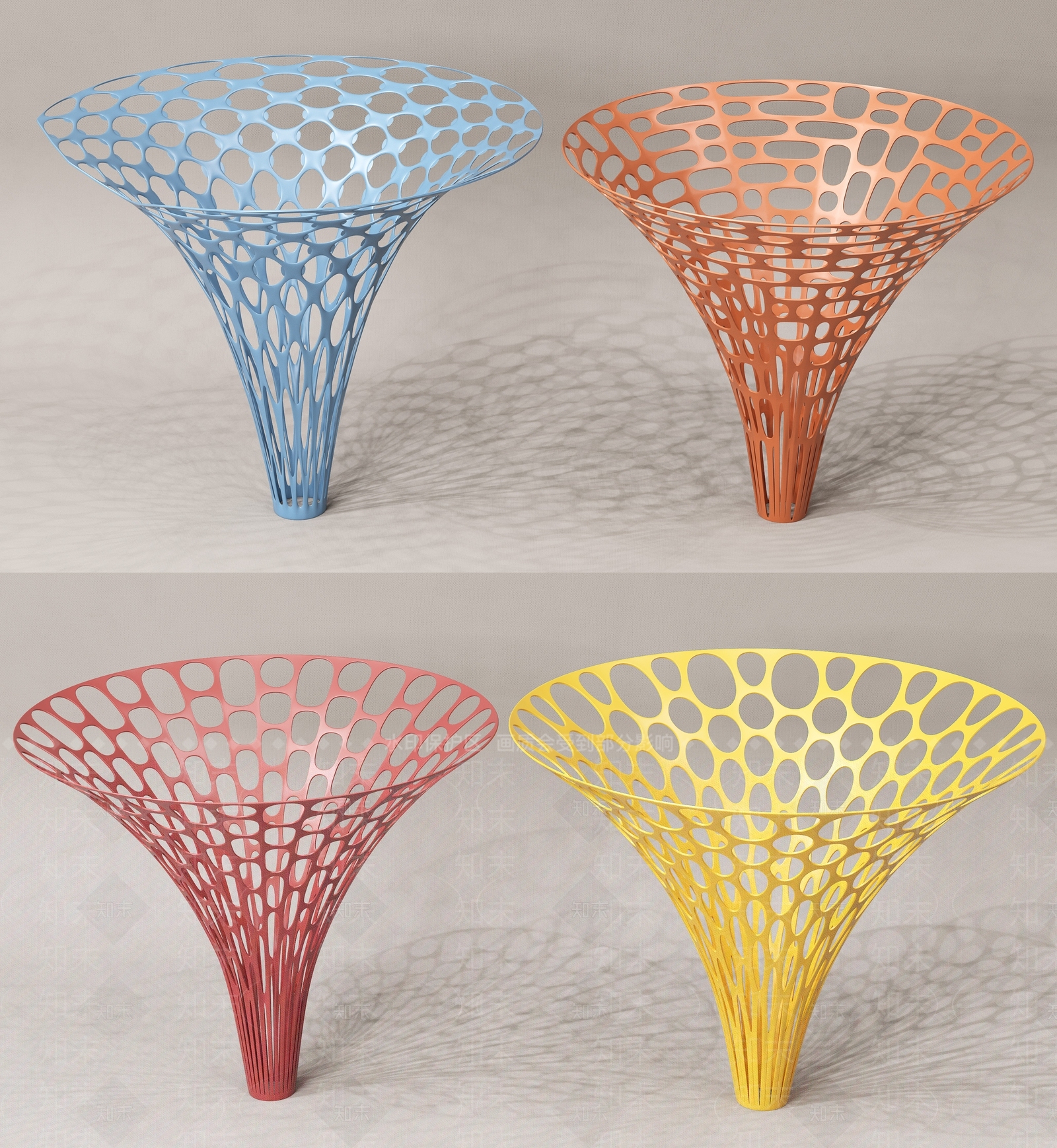 现代异形廊架3D模型下载【ID:1111883899】