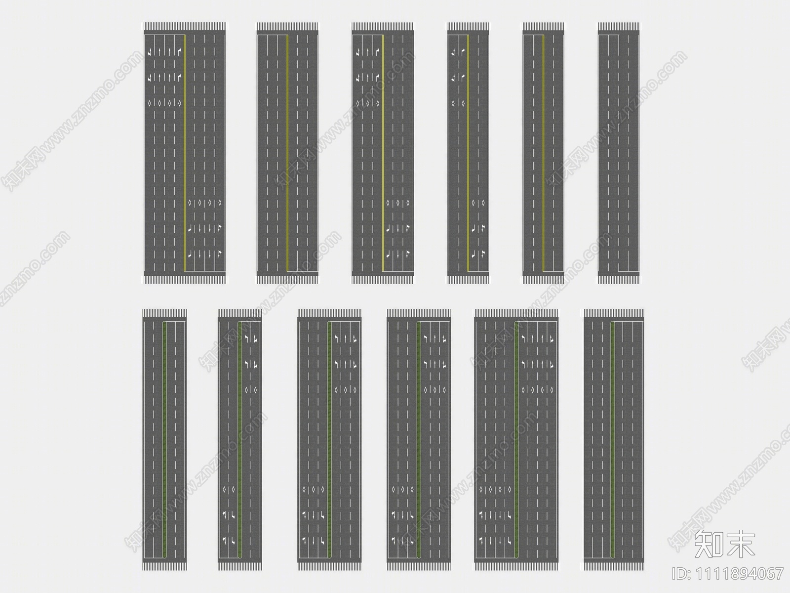 现代道路3D模型下载【ID:1111894067】